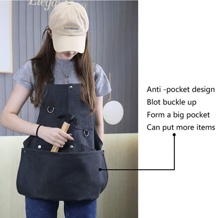 Canvas Electric Craftsmen Multi Pocket Tool Apron