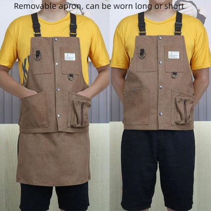 Canvas Electric Craftsmen Multi Pocket Tool Apron
