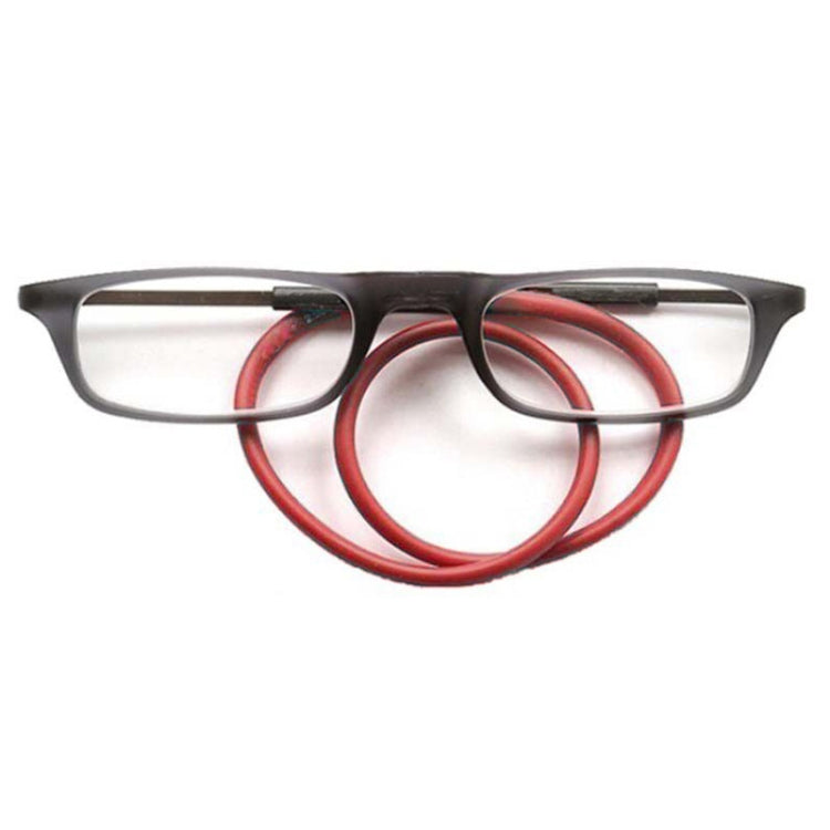 Portable Magnetic Hanging Neck Retractable Reading Glasses, +100, +125, +150, +175, +200, +225