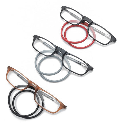 Portable Magnetic Hanging Neck Retractable Reading Glasses