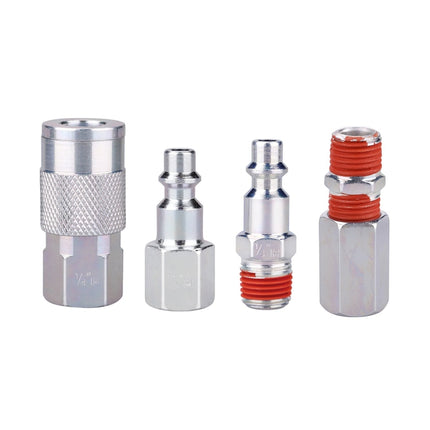 20 In 1 Air Compressor Kit 1/4 Inch NPT Air Tool Kit With 7.5m Coil Nylon Hose