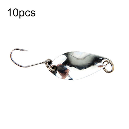 Single Hook Spoon Type Horse Mouth Melon Sequins False Lures Fishing Lures, 10pcs 5g, 10pcs 3.5g, 10pcs 2.5g, 10pcs 2g Mesh, 10pcs 2g Butterfly