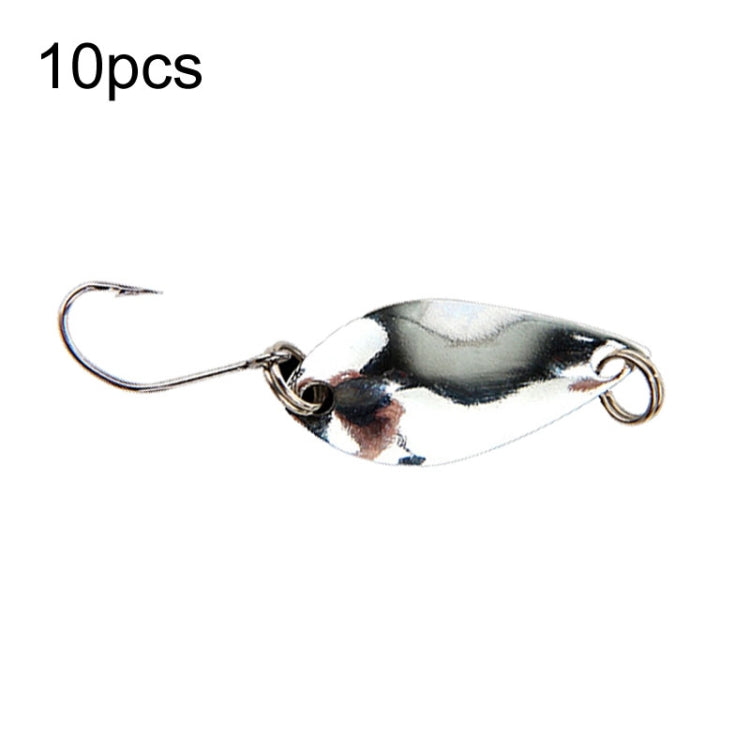 Single Hook Spoon Type Horse Mouth Melon Sequins False Lures Fishing Lures, 10pcs 5g, 10pcs 3.5g, 10pcs 2.5g, 10pcs 2g Mesh, 10pcs 2g Butterfly