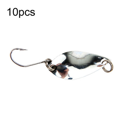 Single Hook Spoon Type Horse Mouth Melon Sequins False Lures Fishing Lures, 10pcs 5g, 10pcs 3.5g, 10pcs 2.5g, 10pcs 2g Mesh, 10pcs 2g Butterfly