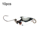 10pcs 2.5g / Silver