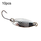 10pcs 2g Mesh / Silver