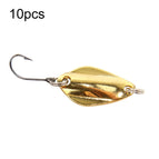 10pcs 2g Butterfly / Gold