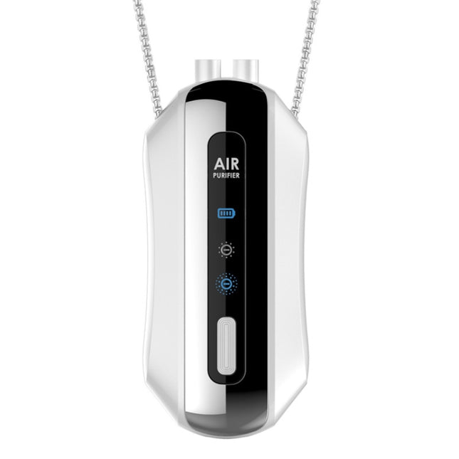 Portable Negative Ion Air Purifier Home Hanging Neck Purifier, Chain Style (White), Chain Style (Black), Rope Style (White), Rope Style (Black)