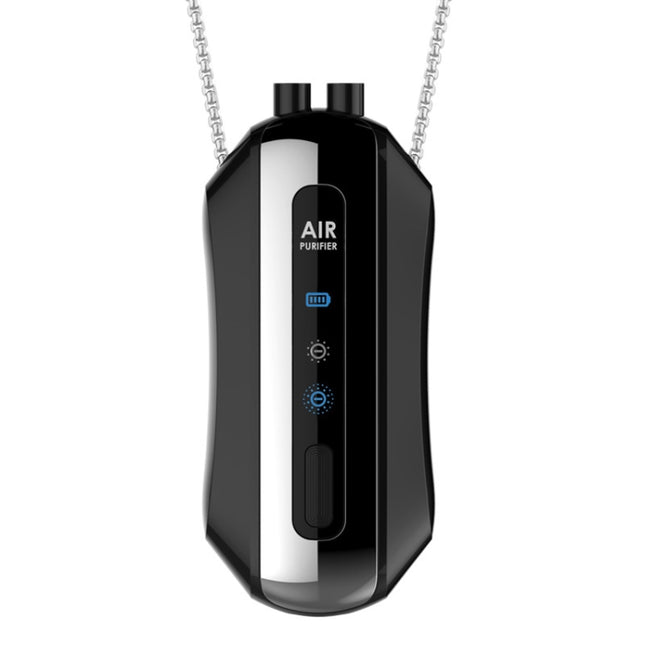 Portable Negative Ion Air Purifier Home Hanging Neck Purifier, Chain Style (White), Chain Style (Black), Rope Style (White), Rope Style (Black)