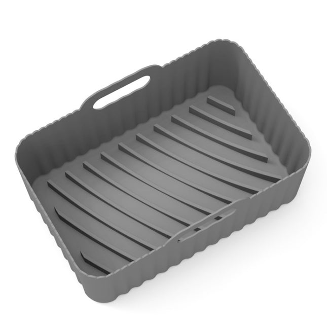 For Ninja DZ201 Air Fryer Silicone Liner Mat Reusable Basket Tray, Gray Thick Model (140g), Pink Thick Model (140g), Blue Thick Model (140g), Red Thick Model (140g), Black Thick Model (140g), Gray Thin Model (95g), Black Thin Model (95g)               ...
