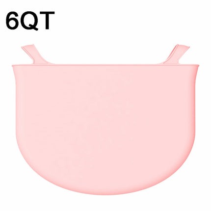 6QT Silicone Slow Cooke Liners Reusable Leakproof Crock Pot Liners, Gray, Black, Pink, Yellow