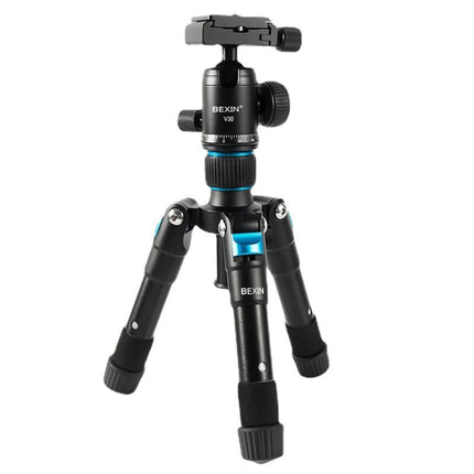 BEXIN V30 Adjustable Aluminum Alloy Desktop Camera Tripod Mini Portable Folding Live Tripod