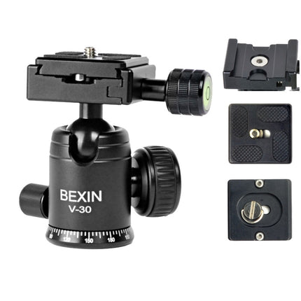 BEXIN V30 Adjustable Aluminum Alloy Desktop Camera Tripod Mini Portable Folding Live Tripod