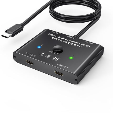 8K30 Type-C / USB-C Bidirectional Switch 10Gbps HD Splitter, KC-C201, C201 Single Machine