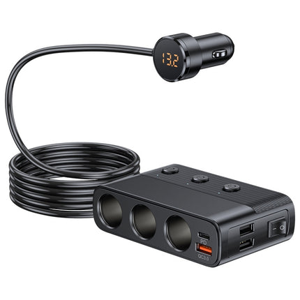 Car Cigarette Lighter USB3.0/PD Interface 127W Car Charger