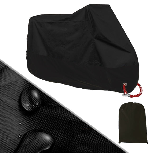 190T Motorcycle Rain Covers Dustproof Rain UV Resistant Dust Prevention Covers, M, L, XL