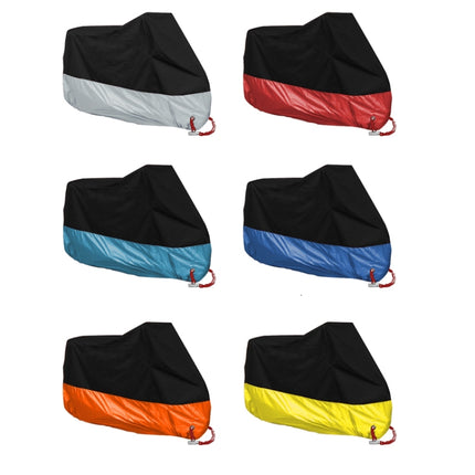 190T Motorcycle Rain Covers Dustproof Rain UV Resistant Dust Prevention Covers, M, L, XL