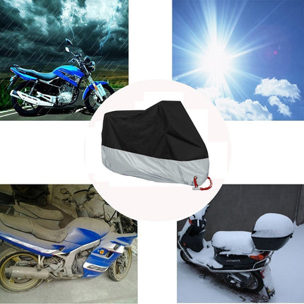 190T Motorcycle Rain Covers Dustproof Rain UV Resistant Dust Prevention Covers, M, L, XL
