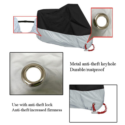 190T Motorcycle Rain Covers Dustproof Rain UV Resistant Dust Prevention Covers, M, L, XL