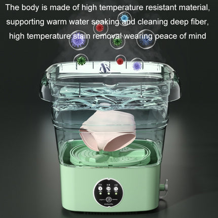 Mini lavadora portátil plegable para el hogar, lavadora de ropa interior, verde fruta, azul lago, amarillo cálido, rosa fruta, verde fruta + luz azul antibacteriana, azul lago + luz azul antibacteriana, amarillo cálido + luz azul antibacteriana