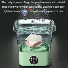 Mini lavadora portátil plegable para el hogar, lavadora de ropa interior, verde fruta, azul lago, amarillo cálido, rosa fruta, verde fruta + luz azul antibacteriana, azul lago + luz azul antibacteriana, amarillo cálido + luz azul antibacteriana