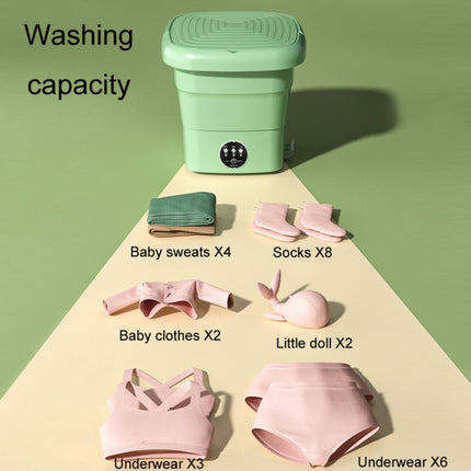 Mini lavadora portátil plegable para el hogar, lavadora de ropa interior, verde fruta, azul lago, amarillo cálido, rosa fruta, verde fruta + luz azul antibacteriana, azul lago + luz azul antibacteriana, amarillo cálido + luz azul antibacteriana