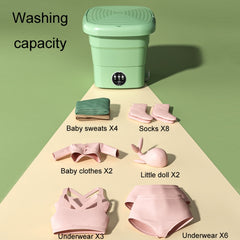 Mini lavadora portátil plegable para el hogar, lavadora de ropa interior, verde fruta, azul lago, amarillo cálido, rosa fruta, verde fruta + luz azul antibacteriana, azul lago + luz azul antibacteriana, amarillo cálido + luz azul antibacteriana