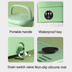 Mini lavadora portátil plegable para el hogar, lavadora de ropa interior, verde fruta, azul lago, amarillo cálido, rosa fruta, verde fruta + luz azul antibacteriana, azul lago + luz azul antibacteriana, amarillo cálido + luz azul antibacteriana