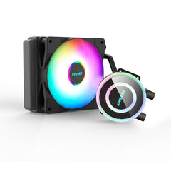 EVESKY  Water Cooler Cpu Fan RGB Fan Liquid Heatsink Integrated Radiator, 120mm Colorful, 120mm RGB, 240mm, 360mm