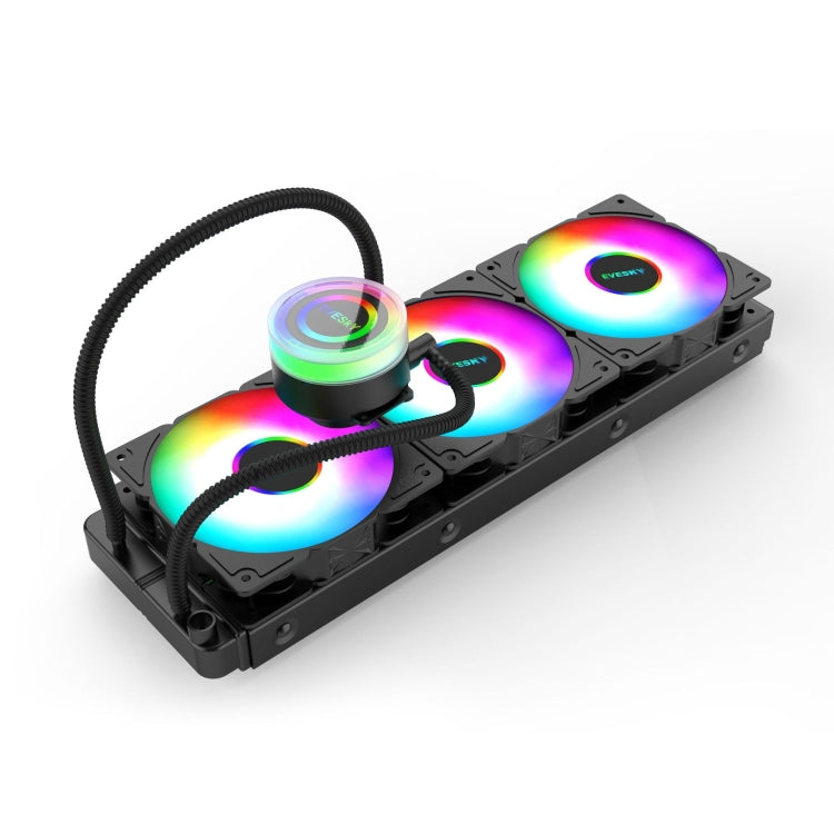 EVESKY  Water Cooler Cpu Fan RGB Fan Liquid Heatsink Integrated Radiator, 120mm Colorful, 120mm RGB, 240mm, 360mm