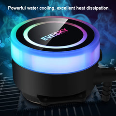 EVESKY  Water Cooler Cpu Fan RGB Fan Liquid Heatsink Integrated Radiator, 120mm Colorful, 120mm RGB, 240mm, 360mm