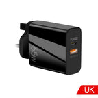 UK Plug Black