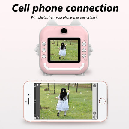 Children Instant Camera Mini Thermal HD Printer Video Photo Digital Camera, Standard  Blue, Standard Pink, 16G  Pink, 16G Blue, 32G  Pink, 32G Blue