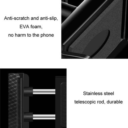 360-degree Rotating Car Air Outlet Multi-functional Mobile Phone Holder
