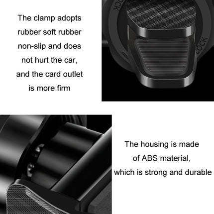 360-degree Rotating Car Air Outlet Multi-functional Mobile Phone Holder