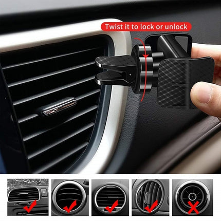 360-degree Rotating Car Air Outlet Multi-functional Mobile Phone Holder