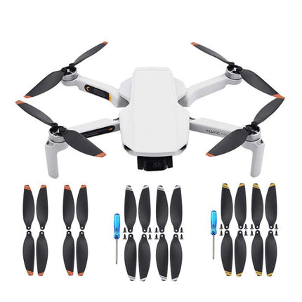 For DJI Mavic Mini 4726F Wing Propeller Blade Drone Accessories, 2pairs Orange Edge, 4pairs Orange Edge, 2pairs Silver Edge, 4pairs Silver Edge, 2pairs Golden Edge, 4pairs Golden Edge