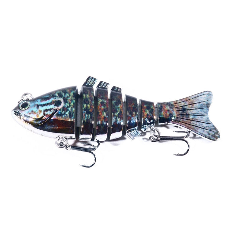 HENGJIA 10cm 24g Bionic Multi-Section Fish Bait Plastic Electroplating Fake Bait, JM060 (1), JM060 (2), JM060 (3), JM060 (4), JM060 (5), JM060 (6)