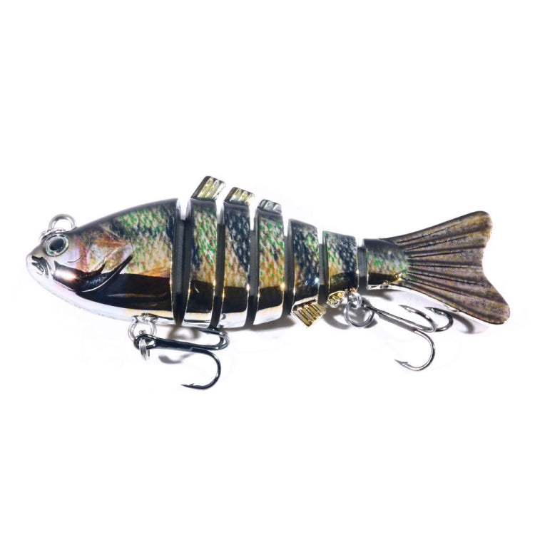 HENGJIA 10cm 24g Bionic Multi-Section Fish Bait Plastic Electroplating Fake Bait, JM060 (1), JM060 (2), JM060 (3), JM060 (4), JM060 (5), JM060 (6)