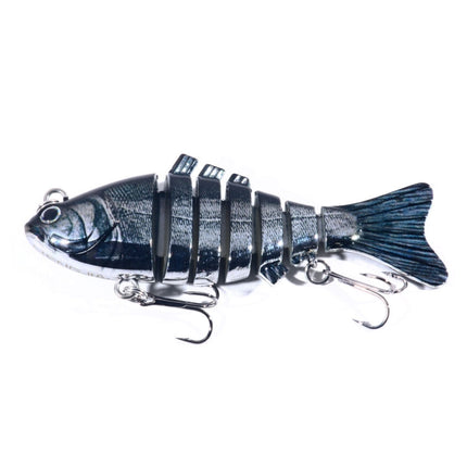HENGJIA 10cm 24g Bionic Multi-Section Fish Bait Plastic Electroplating Fake Bait, JM060 (3), JM060 (4), JM060 (5), JM060 (6), JM060 (1), JM060 (2)