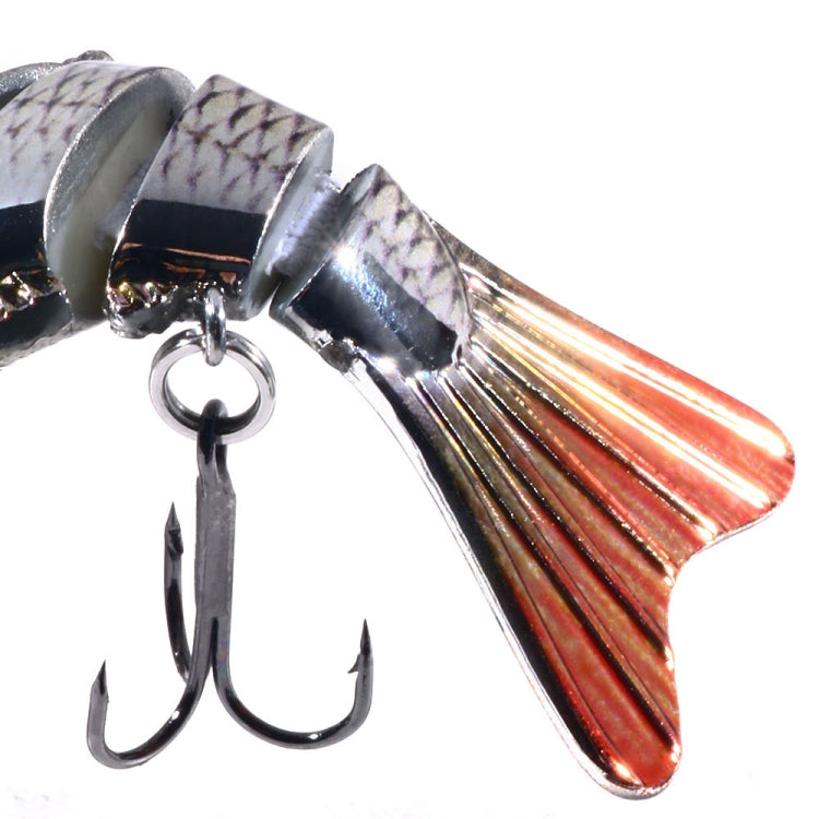 HENGJIA 10cm 24g Bionic Multi-Section Fish Bait Plastic Electroplating Fake Bait, JM060 (1), JM060 (2), JM060 (3), JM060 (4), JM060 (5), JM060 (6)