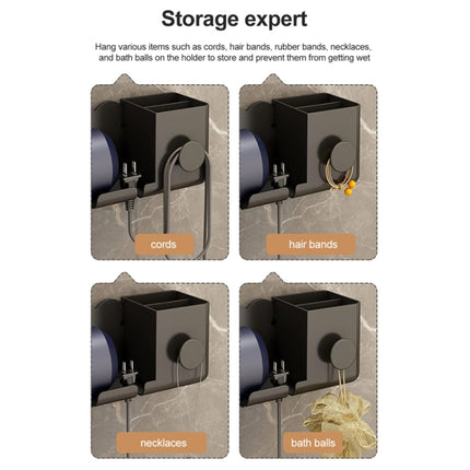 Für Dyson Haartrockner Wandhalterung Badezimmerregal Lagerregal, Schlichtes Weiß, Schlichtes Schwarz, Schlichtes Grau, Upgrade-Weiß, Upgrade-Schwarz, Upgrade-Grau