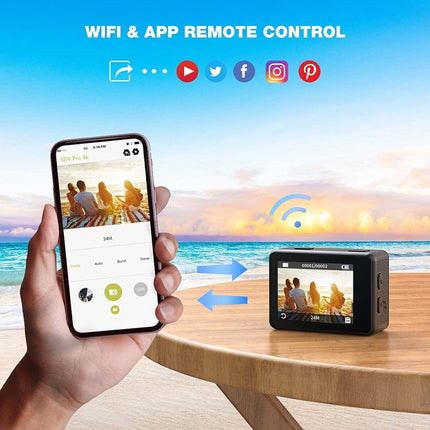 WIFI Color Dual-Screen HD 4K Video Outdoor Waterproof Sports Camera