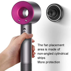 No-punch Bathroom Wall Mounted Magnetic Blower Holder Nozzle Storage Hanger, For Dyson Hair Dryer, For Dyson Hair Dryer Nozzle