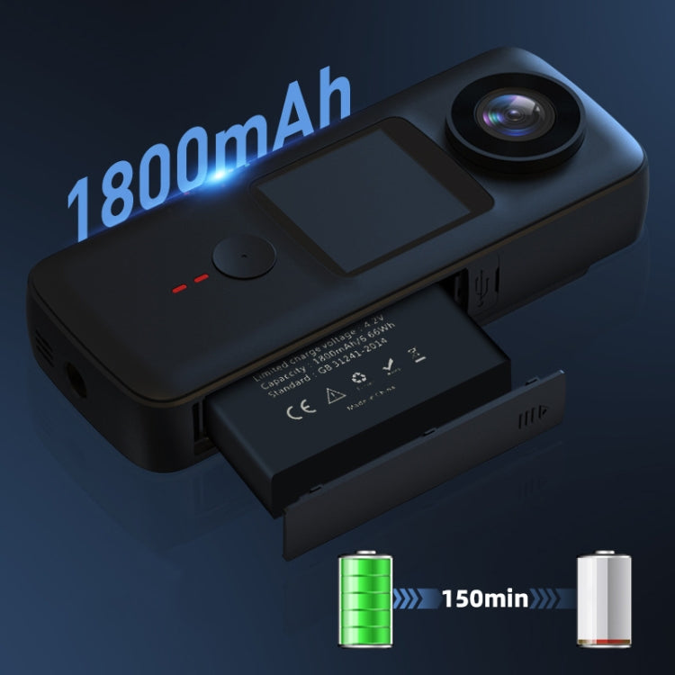 4K HD Touch Dual LCD Screen Handheld Sports Waterproof Camera Outdoor Anti-Shake Diving Camera
