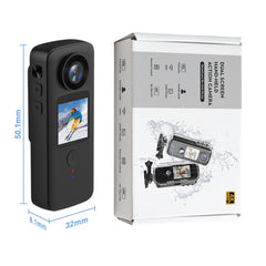 4K HD Touch Dual LCD Screen Handheld Sports Waterproof Camera Outdoor Anti-Shake Diving Camera