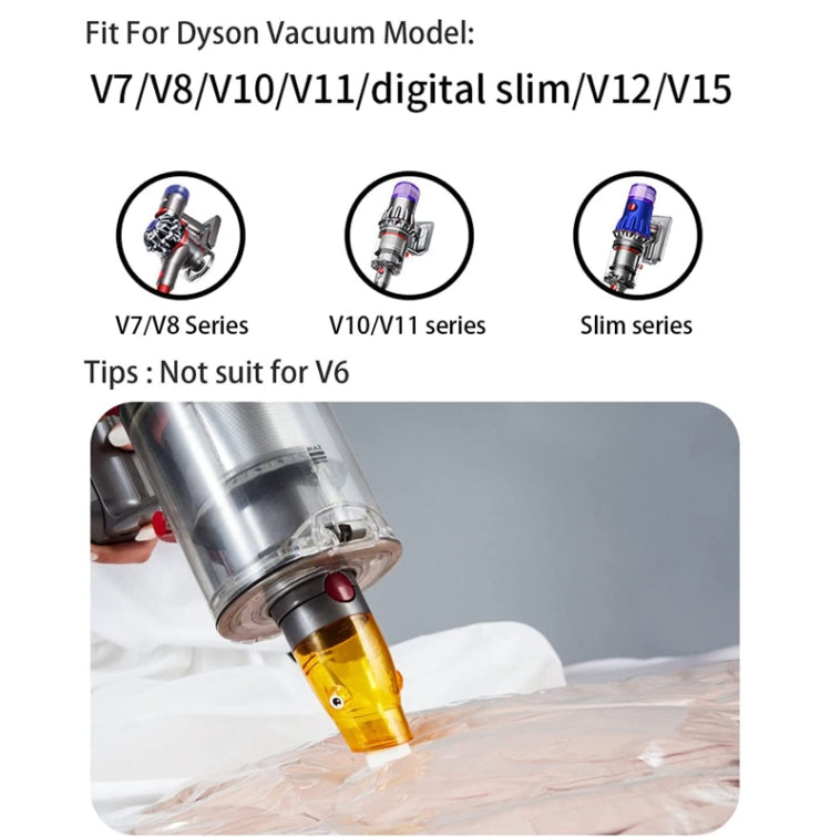 Vakuum-Saugspitzen-Adapter für Dyson Staubsauger V7 V8 V10 V11 V12 V15