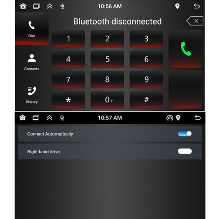 For FIAT 500 Car Android Navigation Bluetooth FM Radio