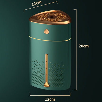 Silent USB Plug-In Silver Ion Purifying Humidifier Household Night Light Atomizer, Electroplated White, Electroplated Green, White, Green, Duck