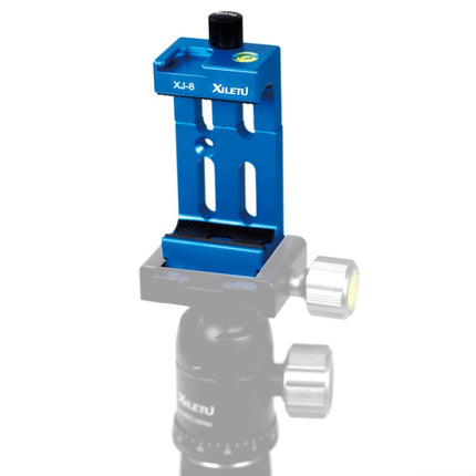 XILETU XJ-8 Aluminum Alloy Camera Head Tripod Mobile Phone Clip